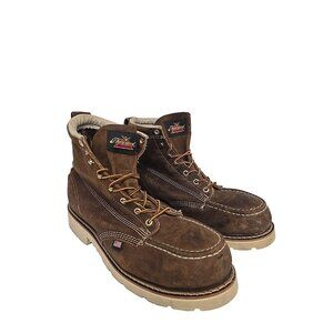 Thorogood Men's 6" Steel Toe 804-4375 (U.S.A.) Work Boot Brown Size 11 2E